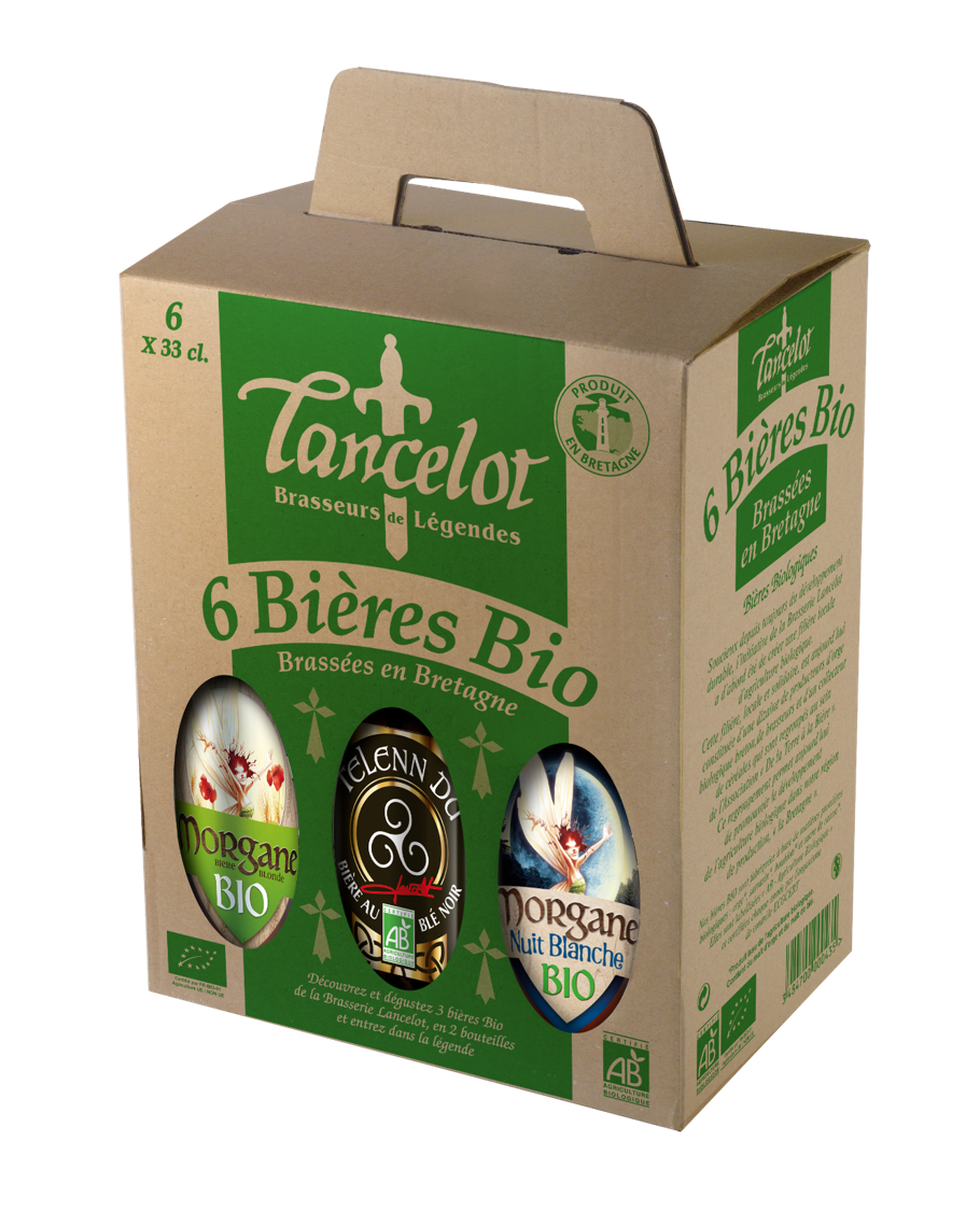 Coffret Bois Lancelot 7 Bières & 1 Verre - Coffrets bières - Le Comptoir  Irlandais